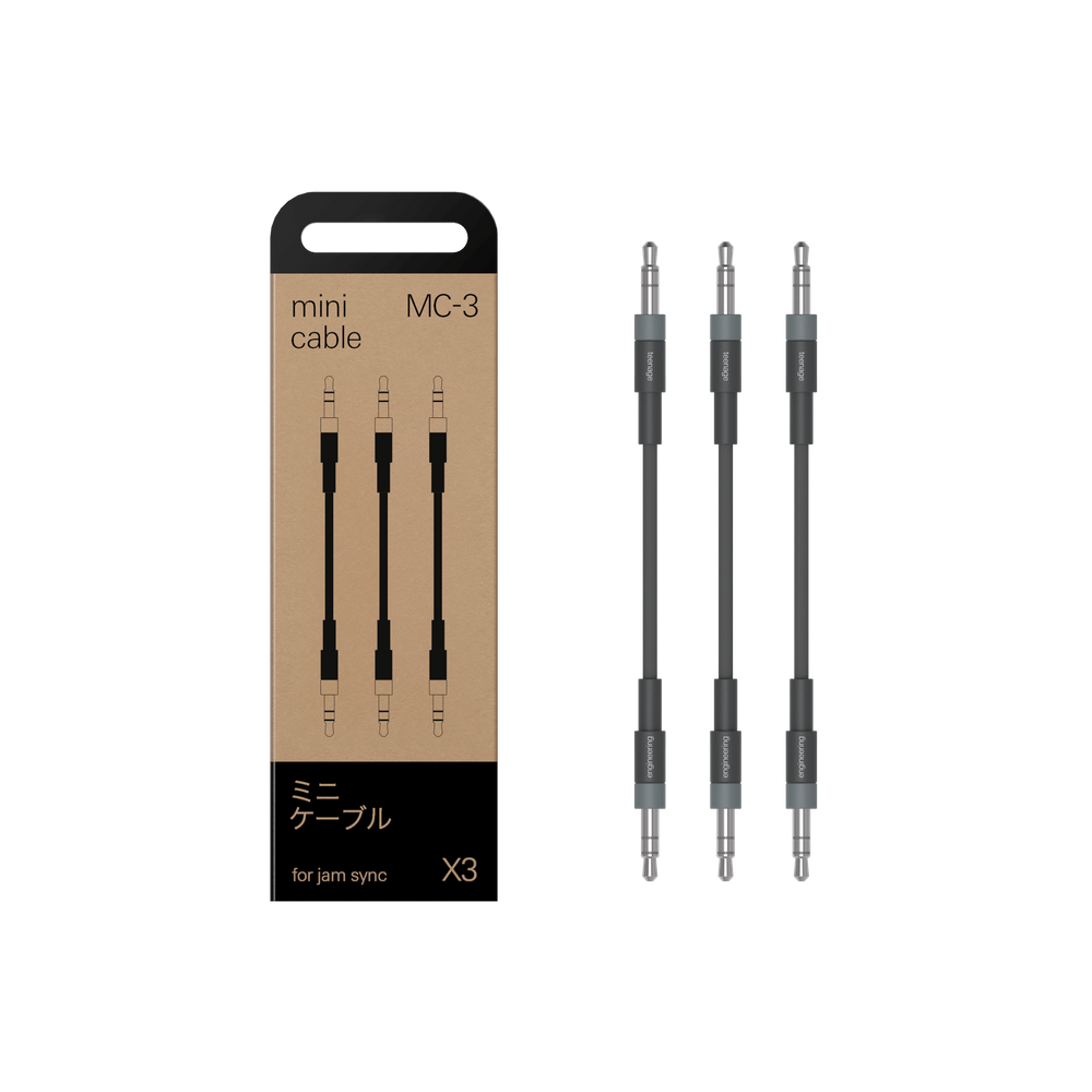 Teenage Engineering MC-3 Pocket Operator Sync Cable 3-Pack by Teenage Engineering