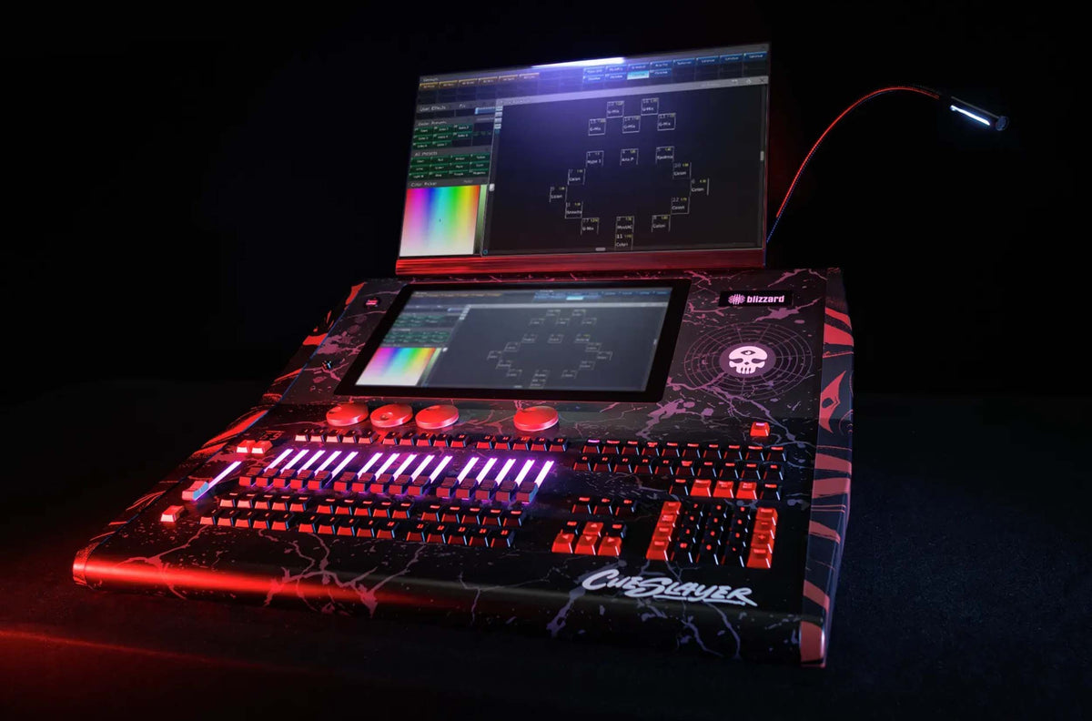 Blizzard Lighting CueSlayer Universe Lighting Console with 15.6 Inch Touchscreen