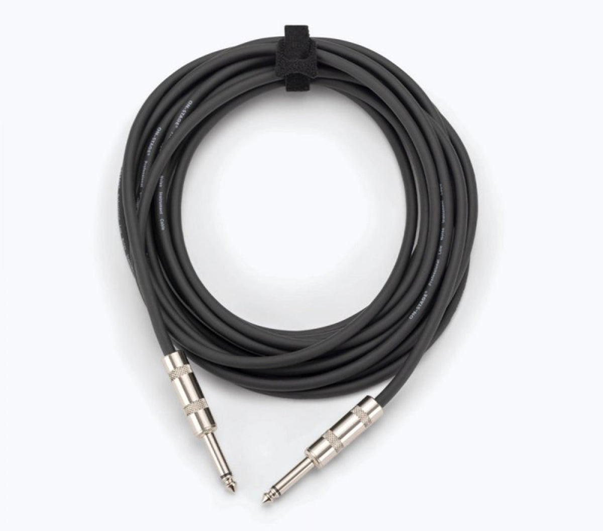 On-Stage IC-20 20' Instrument Cable with Neutrik QTR-QTR Connectors and 20 AWG Copper