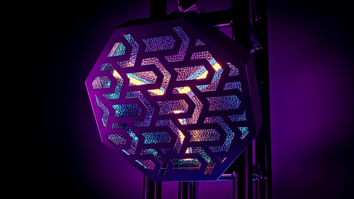 Blizzard Lighting Lux Capacitor 2 Warm White LED Blinder with RGB Backlight Effects