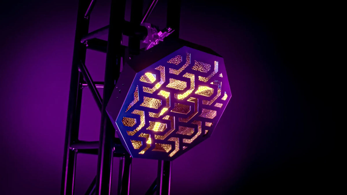 Blizzard Lighting Lux Capacitor 2 Warm White LED Blinder with RGB Backlight Effects