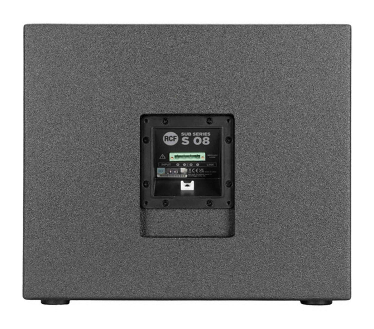 RCF S-08-P 8" Passive Subwoofer with 120W RMS and 480W Peak
