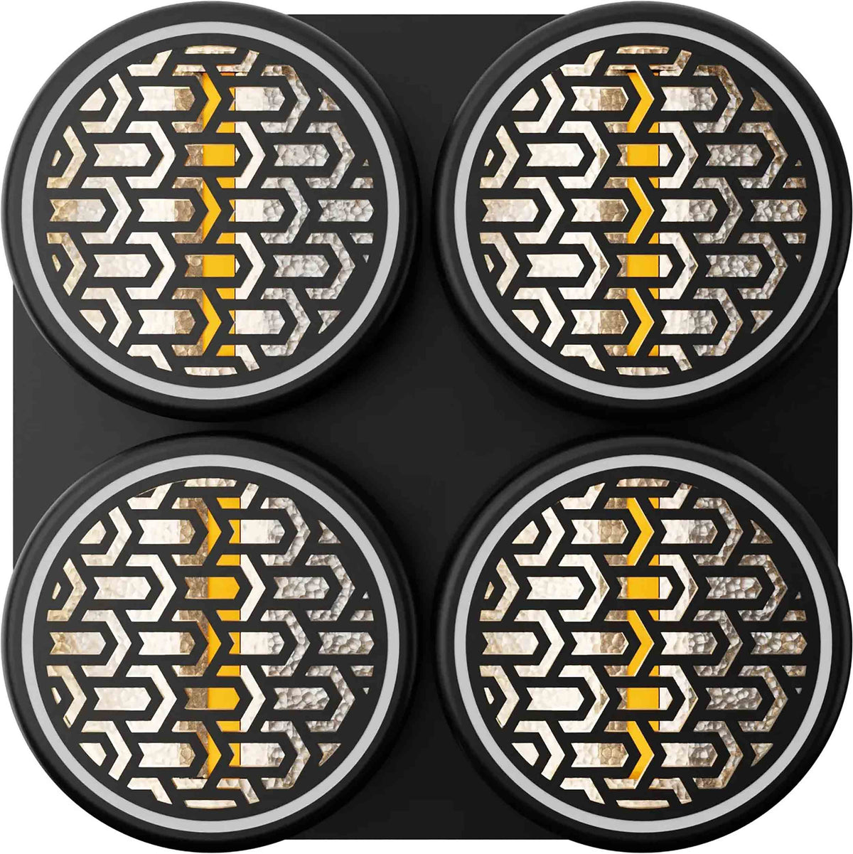 Blizzard Lighting Lux Quadra X4 Quad-Cell Warm-White Blinder with RGB Effects