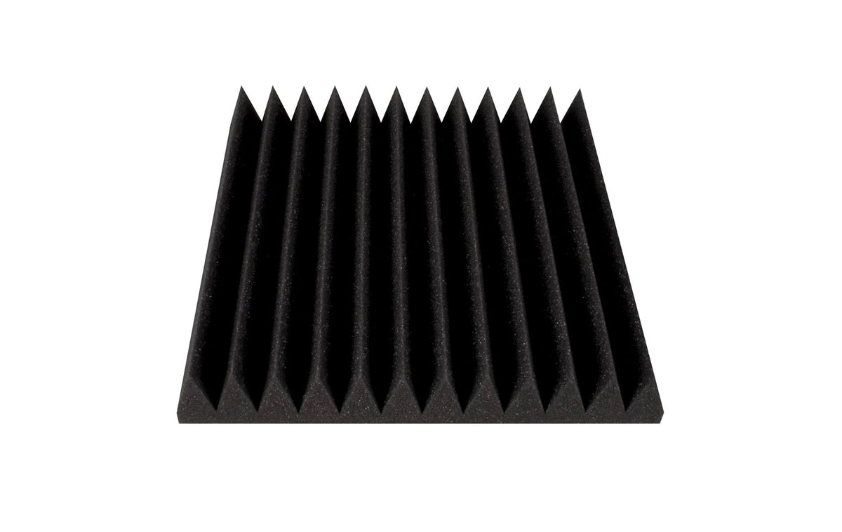 Ultimate Support WPW-12_24 Acoustic Foam Panels in Charcoal – 24 Pack
