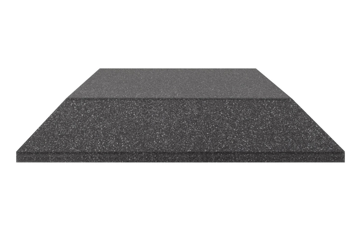 Ultimate Support WPB-12_24 Beveled Acoustic Foam Panels in Charcoal - 24 Pack
