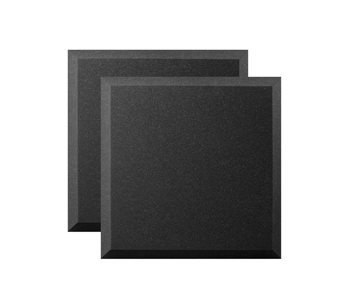 Ultimate Support WPB-24_12 Beveled Acoustic Foam Panels in Charcoal - 12 Pack