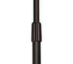 Ultimate Support JS-MCRB100 Round-Base Microphone Stand with Adjustable Height Weighted Die-Cast Base