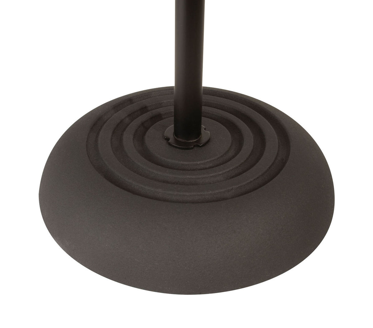 Ultimate Support JS-MCRB100 Round-Base Microphone Stand with Adjustable Height Weighted Die-Cast Base