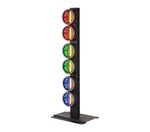 Eliminator Lighting Flux FX Multi-Effect LED Fixture - 360° Rotating Amber and RGB LED Effect