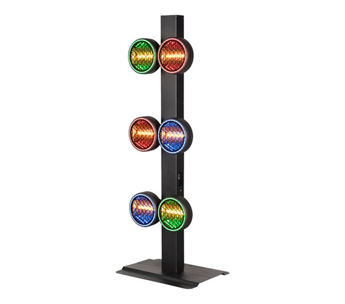 Eliminator Lighting Flux FX Multi-Effect LED Fixture - 360° Rotating Amber and RGB LED Effect