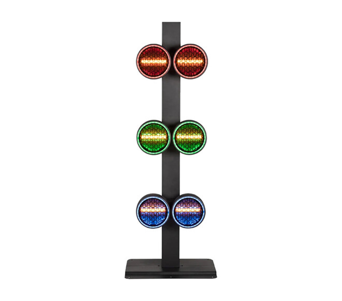 Eliminator Lighting Flux FX Multi-Effect LED Fixture - 360° Rotating Amber and RGB LED Effect