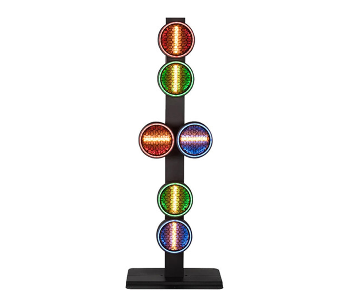 Eliminator Lighting Flux FX Multi-Effect LED Fixture - 360° Rotating Amber and RGB LED Effect