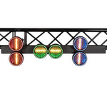 Eliminator Lighting Flux FX Multi-Effect LED Fixture - 360° Rotating Amber and RGB LED Effect