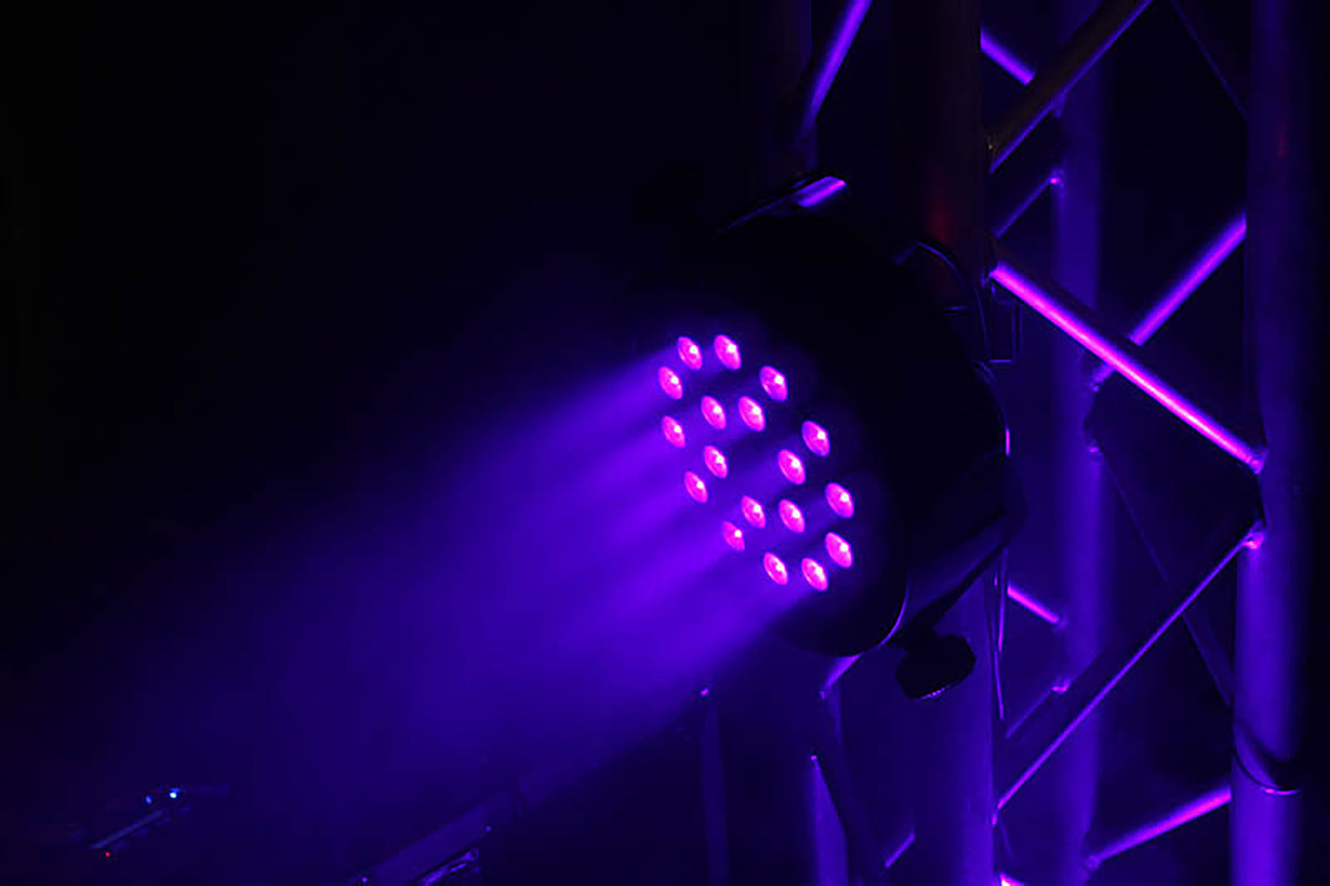 Blizzard Lighting LB PAR CSI, 18 x 1 watt 394~400nm UV LEDs
