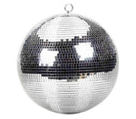 ProX X-MB20HSX2 Mirror Ball and Stand Package with  Mirror Balls, Motorized Hooks Speaker Stands - White