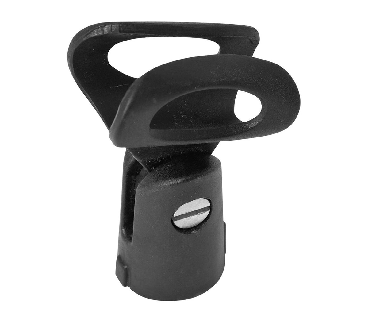 Ultimate Support JS-MC9 Slide-In Microphone Clip with Rubber Coated Holder for Handheld Microphones