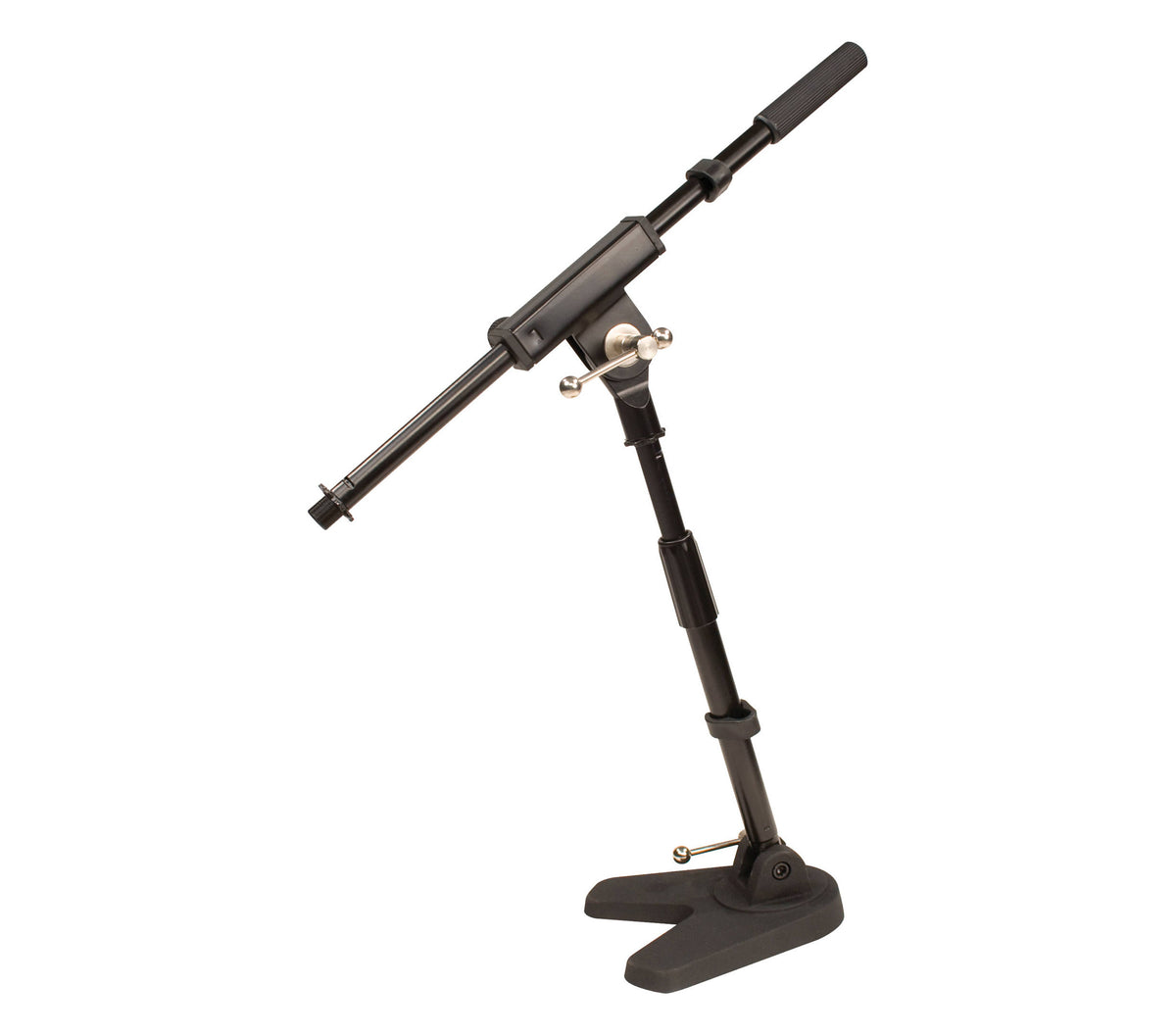 Ultimate Support JS-KD55 Kick Drum and Guitar Amp Microphone Stand with Adjustable Height Fixed Boom - 16.5 Inch
