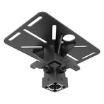ProX X-LS812PLATEBLK Universal Mounting Plate with Pole Mount for Moving Heads, Projectors and Speakers - 12 × 8-Inch