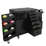 ProX XS-6DMIC25WBL-TYTAN ATA Mic Stand Case with 6 Utility Drawers - Holds 25 Mic Stands - All-Black