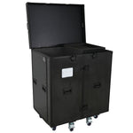 ProX XS-6DMIC25WBL-TYTAN ATA Mic Stand Case with 6 Utility Drawers - Holds 25 Mic Stands - All-Black