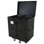 ProX XS-6DMIC25WBL-TYTAN ATA Mic Stand Case with 6 Utility Drawers - Holds 25 Mic Stands - All-Black