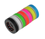 ProX XGF-120FLX7 Matte Gaffer Tape Multi-Color 7-Roll for Cable Color Coding - 1-Inch