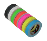 ProX XGF-120FLX7 Matte Gaffer Tape Multi-Color 7-Roll for Cable Color Coding - 1-Inch