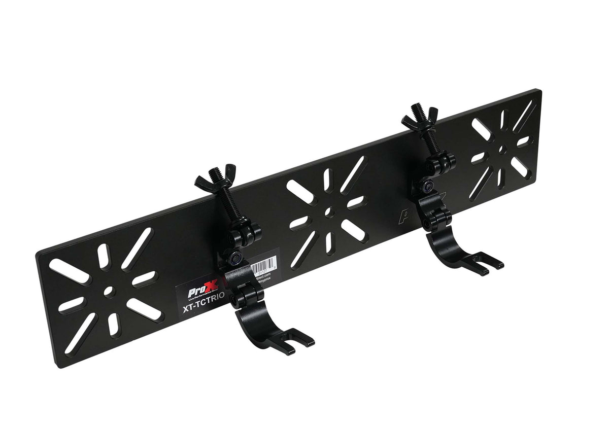 ProX XT-TCTRIO, Truss Mounting Plate for 3 LED Panels with Adjustable Clamp