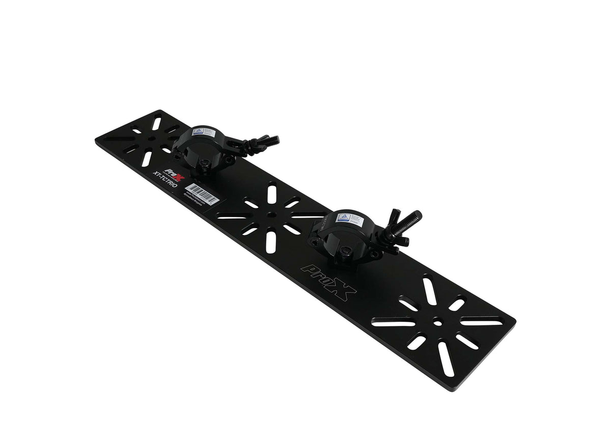 ProX XT-TCTRIO, Truss Mounting Plate for 3 LED Panels with Adjustable Clamp