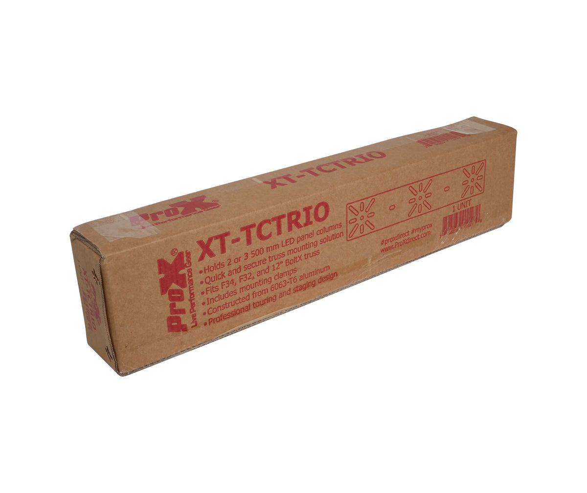 ProX XT-TCTRIO, Truss Mounting Plate for 3 LED Panels with Adjustable Clamp