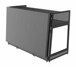 B-Stock: Odyssey DJBOOTHM78, 70-Inch Wide Surface TV Mountable DJ Battle Booth with Removable Top