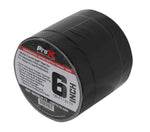 ProX XGF-660BLKTT Black Matte Tunnel Tape 60 Yards with Cable-Safe Adhesive Channels - 6 Inch