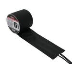 ProX XGF-660BLKTT Black Matte Tunnel Tape 60 Yards with Cable-Safe Adhesive Channels - 6 Inch