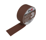 ProX XGF-360BROWN Brown Matte Gaffer Tape 60 Yards for Wood Floors, Stages and Cable Management - 3-Inch
