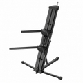 ProX X-KS300FORTE-BLK Dual-Tier Keyboard Stand Adjustable Width Arms and Folding Base