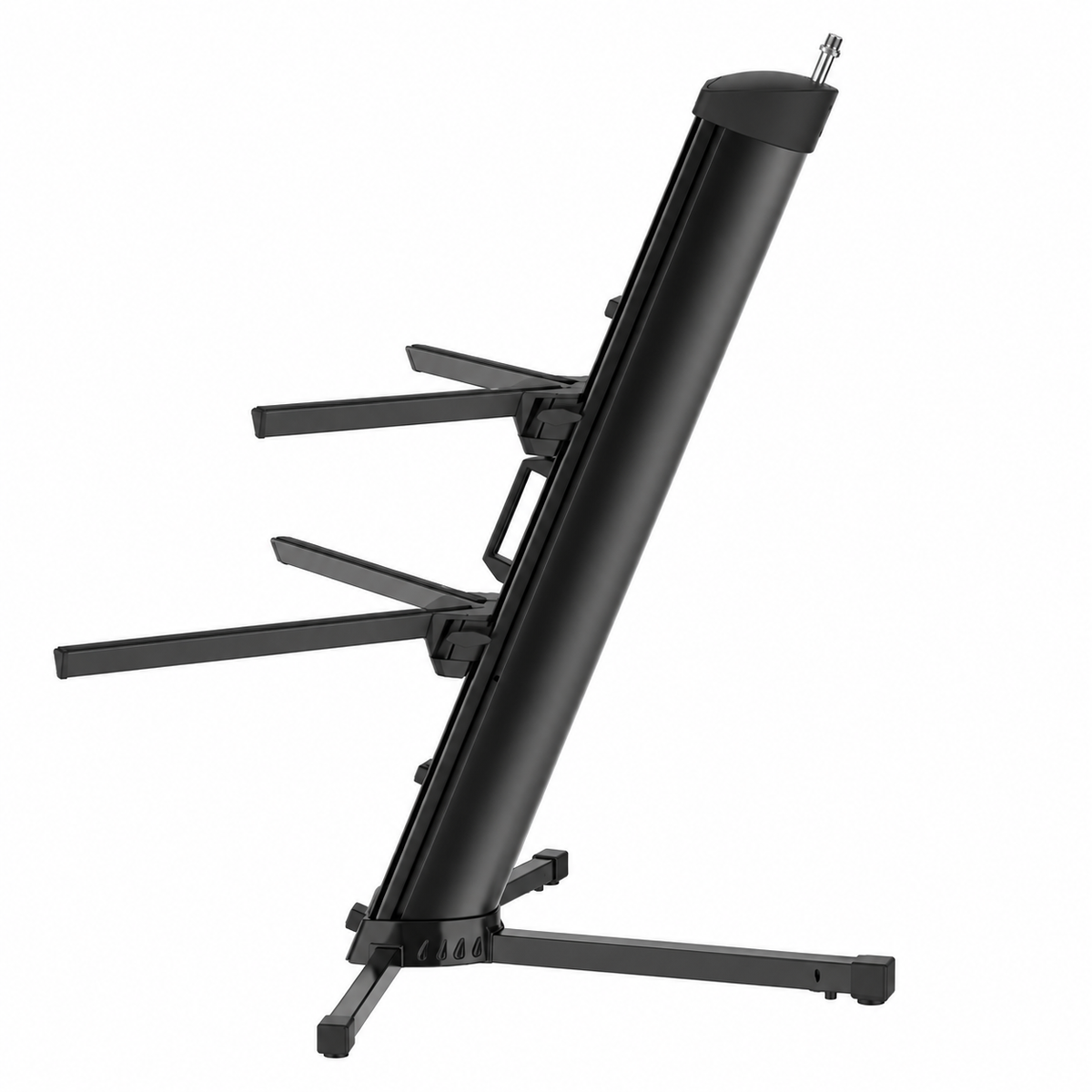 ProX X-KS300FORTE-BLK Dual-Tier Keyboard Stand Adjustable Width Arms and Folding Base