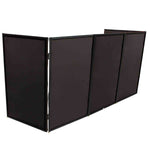 B-Stock : ProX XF-5X3048B Five Panel Frame DJ Facade with Stainless Quick Release 180 Degree Hinges