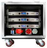 Crown VRack 12000HD Complete Amplification Rack with 3 Integrated Amplifiers and LevelMAX