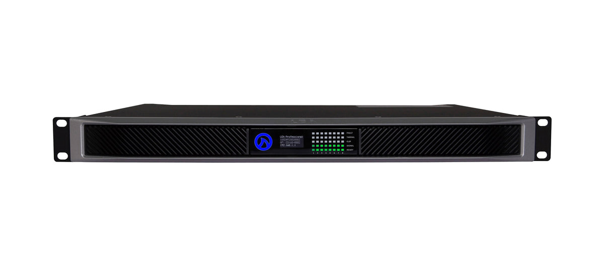 LEA Professional CS168D, 8-Channel Dante Smart Amplifier 160W per Channel