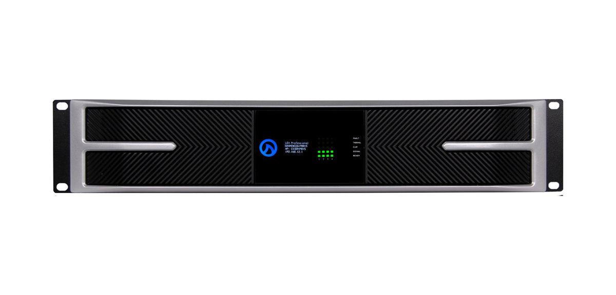 LEA Professional CS3004D, 4-Channel Dante Smart Amplifier 3000W per Channel