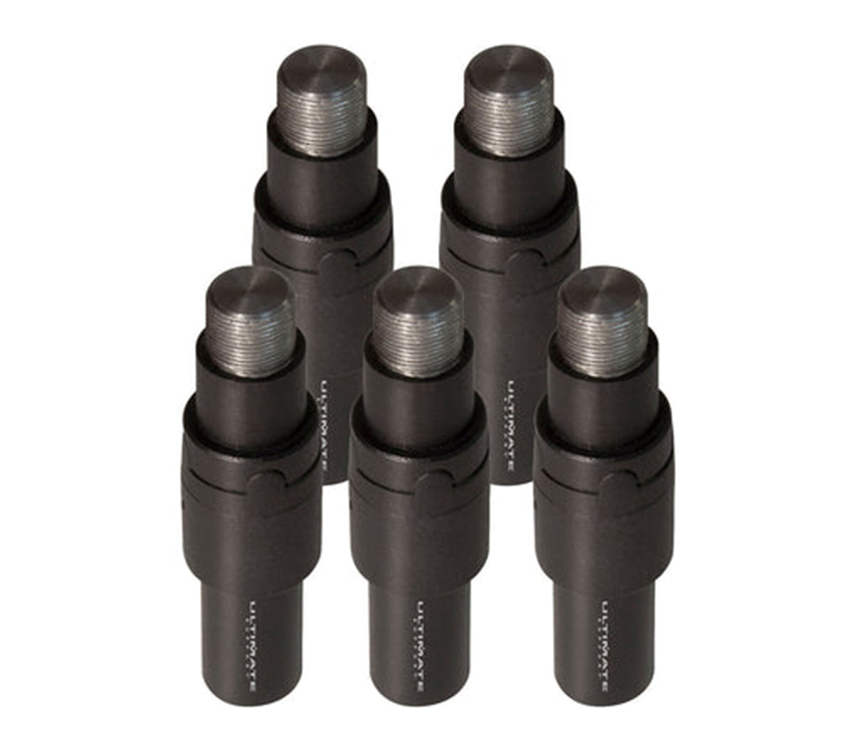 Ultimate Support QR-5 QuickRelease Microphone Stand Adapter 5/8" Steel Adapters with Case -  5-Pack