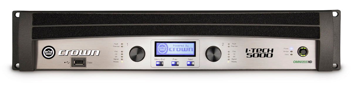 Crown I-Tech 9000HD Professional Two-Channel Touring Power Amplifier with DSP