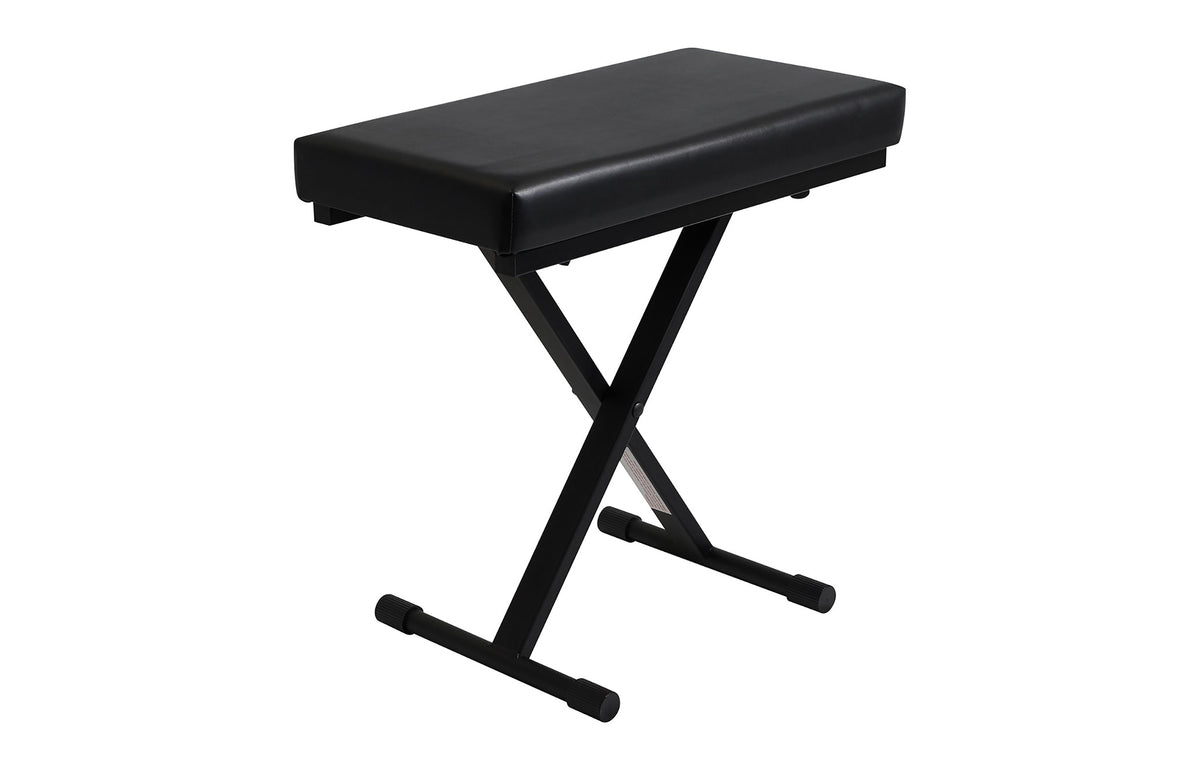 Ultimate Support JS-XB100-B Extra-Capacity Black Keyboard Bench - 300 lbs
