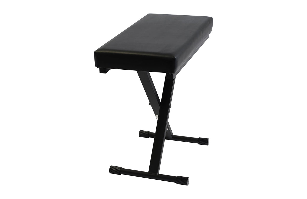 Ultimate Support JS-XB100-B Extra-Capacity Black Keyboard Bench - 300 lbs
