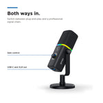 Gemini GSM-500 podcast and Vocal Dynamic Microphone with USB/XLR and Headphone Monitoring