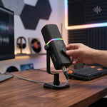 Gemini GSM-500 podcast and Vocal Dynamic Microphone with USB/XLR and Headphone Monitoring