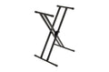 Ultimate Support IQ-X-2000 Double-Braced X-Style Keyboard Stand - 150 lbs Capacity