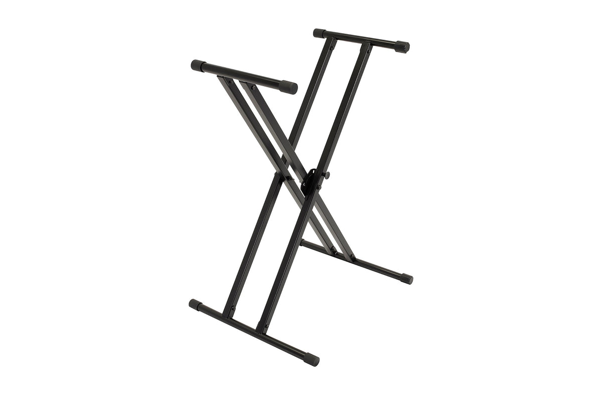 Ultimate Support IQ-X-2000 Double-Braced X-Style Keyboard Stand - 150 lbs Capacity