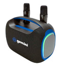 Gemini MPA-K100 portable Bluetooth Karaoke Speaker with 2 Wireless Mics and Party Lights