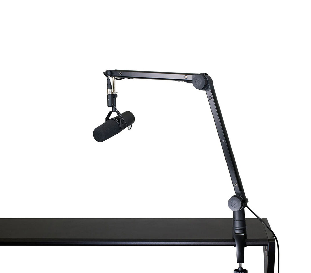 Ultimate Support BCM-300 Deluxe Broadcast Microphone Stand with Rotating Desk Clamp